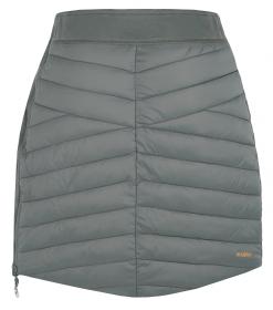 Husky Freez L mustard/dk. grey green dámská oboustranná zimní sukně