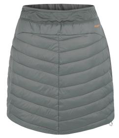 Husky Freez L mustard/dk. grey green dámská oboustranná zimní sukně