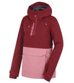 Husky Nabbi L bordo/pink dámská outdoor bunda