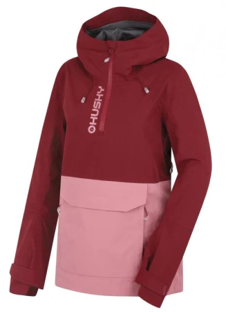 Husky Nabbi L bordo/pink dámská outdoor bunda