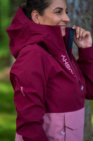 Husky Nabbi L bordo/pink dámská outdoor bunda