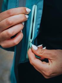 Husky Nakama L turquoise dámská outdoorová bunda