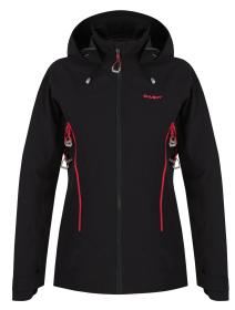 Husky Nakron L black dámská outdoor bunda + šátek Kilpi