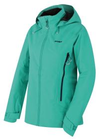 Husky Nakron L turquoise dámská outdoor bunda + šátek Kilpi