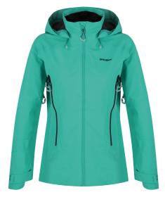 Husky Nakron L turquoise dámská outdoor bunda + šátek Kilpi