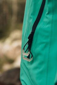 Husky Nakron L turquoise dámská outdoor bunda + šátek Kilpi