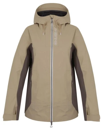 Husky Nanola L beige/grey dámská outdoorová bunda