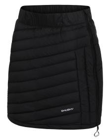 Husky Frozy L black dámska páperová sukňa