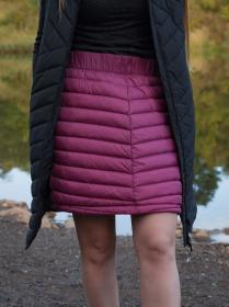 Husky Frozy L dk. magenta dámská péřová sukně