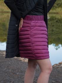 Husky Frozy L dk. magenta dámská péřová sukně
