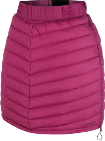 Husky Frozy L dk. magenta dámská péřová sukně
