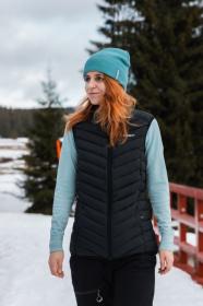 Husky Dresles L black dámská péřová vesta