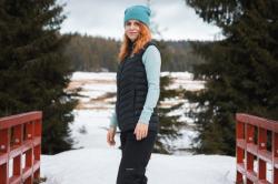 Husky Dresles L black dámská péřová vesta