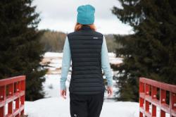 Husky Dresles L dark bordo dámská péřová vesta