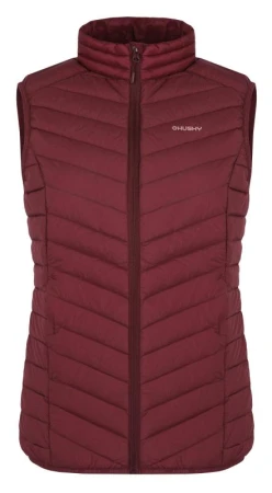 Husky Dresles L dark bordo dámska páperová vesta