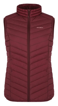Husky Dresles L dark bordo dámská péřová vesta
