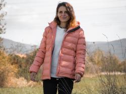 Husky Nenie L beige dámská plněná bunda