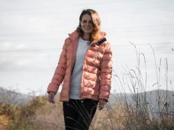 Husky Nenie L beige dámská plněná bunda