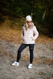 Husky Nenie L beige dámská plněná bunda