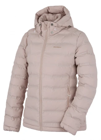 Husky Nenie L beige dámská plněná bunda