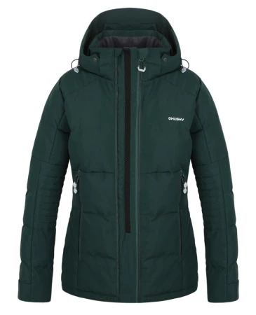 Husky Norel L dark green dámská plněná zimní bunda