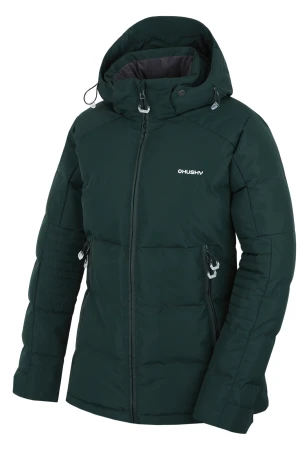 Husky Norel L dark green dámská plněná zimní bunda
