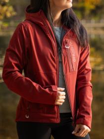 Husky Samai L bordo dámská softshell bunda