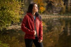 Husky Samai L bordo dámská softshell bunda