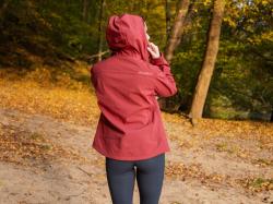 Husky Samai L bordo dámská softshell bunda