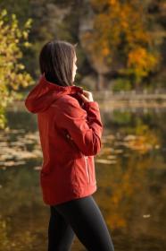 Husky Samai L bordo dámska softshell bunda