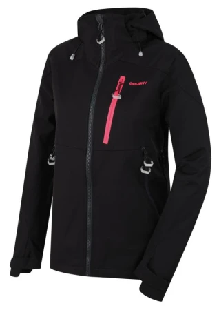 Husky Sauri L black dámská softshell bunda