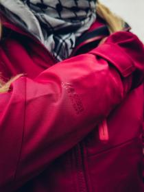 Husky Sauri L magenta dámská softshell bunda