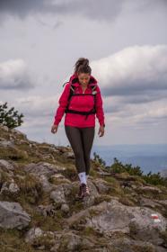 Husky Sauri L magenta dámská softshell bunda