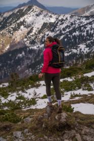 Husky Sauri L magenta dámská softshell bunda