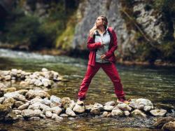 Husky Sauri L magenta dámská softshell bunda