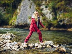 Husky Sauri L magenta dámská softshell bunda