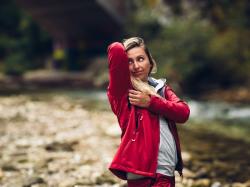 Husky Sauri L magenta dámská softshell bunda