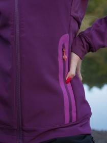 Husky Scooby L deep wine dámská softshell bunda