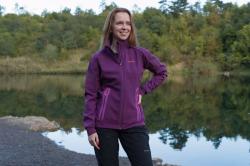 Husky Scooby L deep wine dámská softshell bunda
