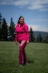 Husky Sevan L pink dámská softshell bunda