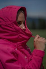 Husky Sevan L pink dámská softshell bunda