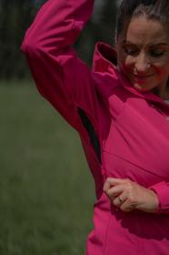 Husky Sevan L pink dámská softshell bunda
