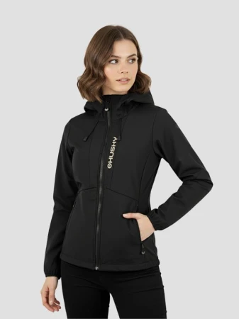 Husky Silvo L black dámská softshell bunda