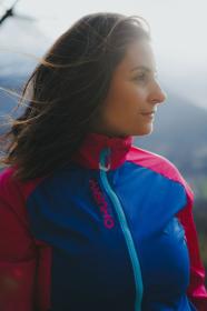 Husky Suli L pink/blue dámská softshell bunda