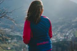 Husky Suli L pink/blue dámská softshell bunda