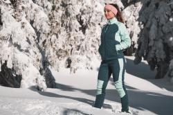 Husky Suli L pink/blue dámská softshell bunda