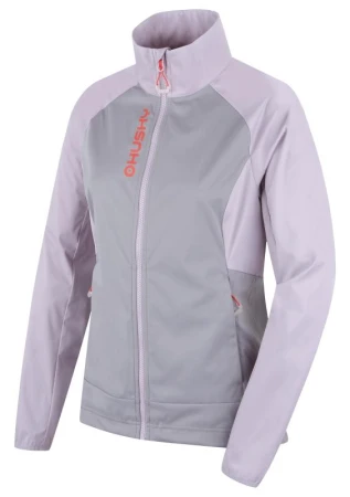 Husky Suli L purple/grey dámská softshell bunda