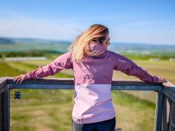 Husky Luma L blue dámská ultralehká bunda