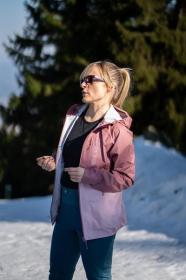 Husky Luma L pink dámská ultralehká bunda