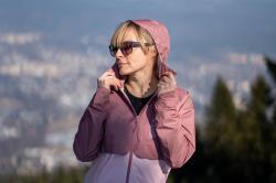 Husky Luma L pink dámská ultralehká bunda